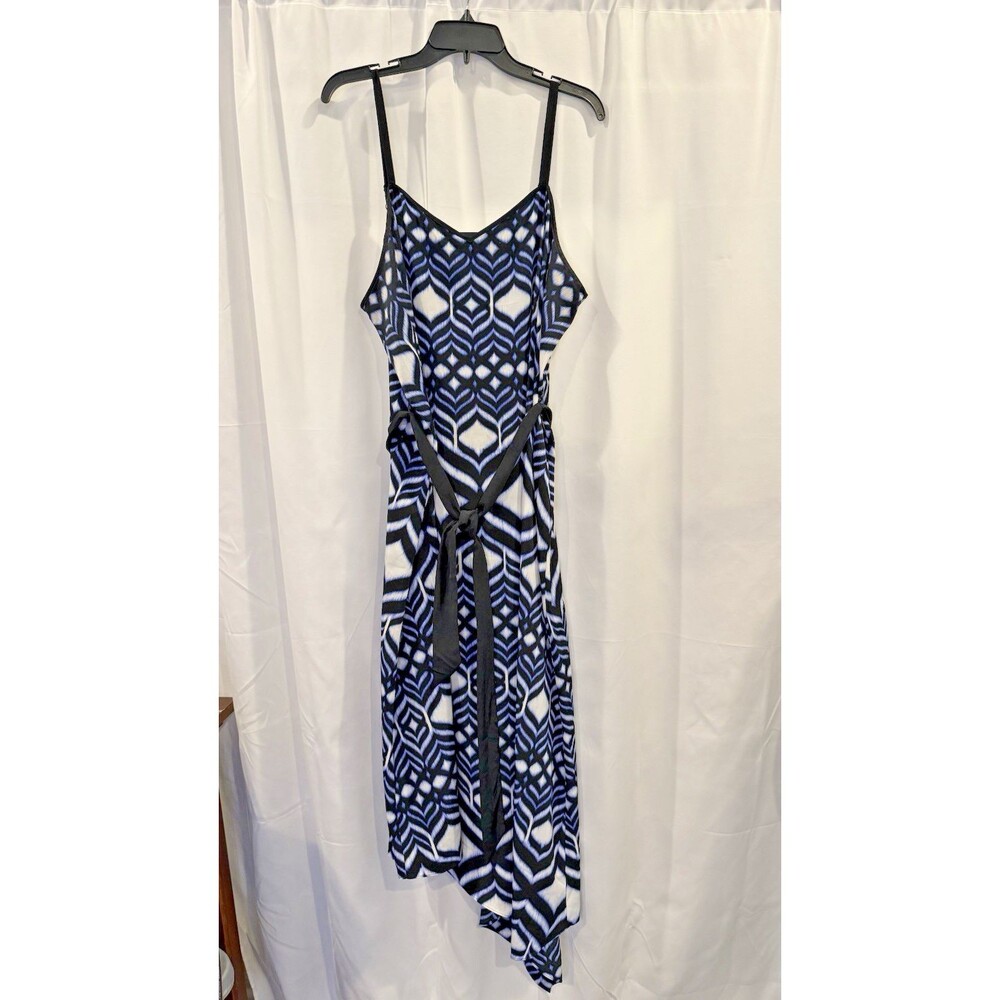 Lane Bryant | Tribal Slip Dress Assymetrical Maxi 18/20 Beach Coastal Boho